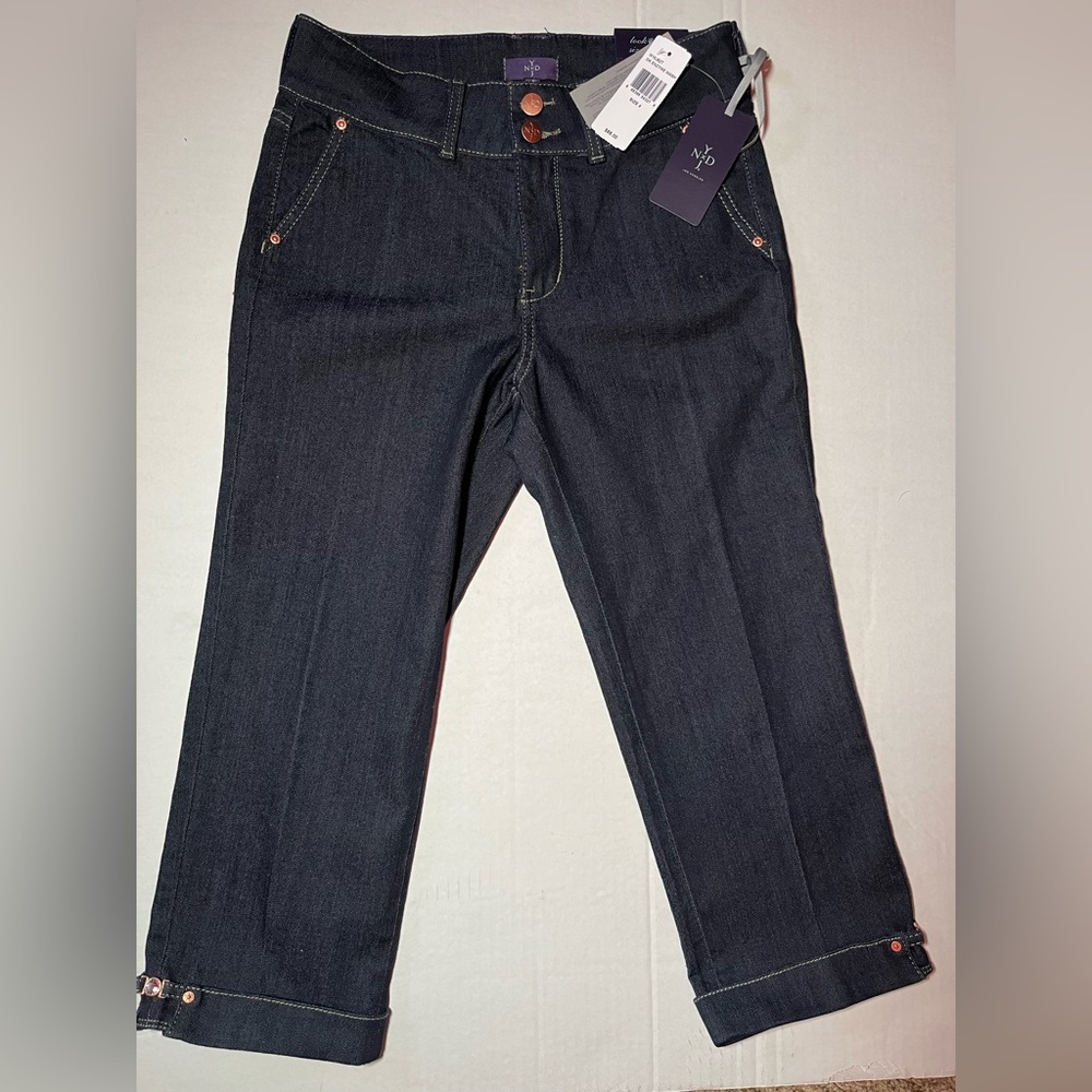 NYDJ crop jean capris size 4